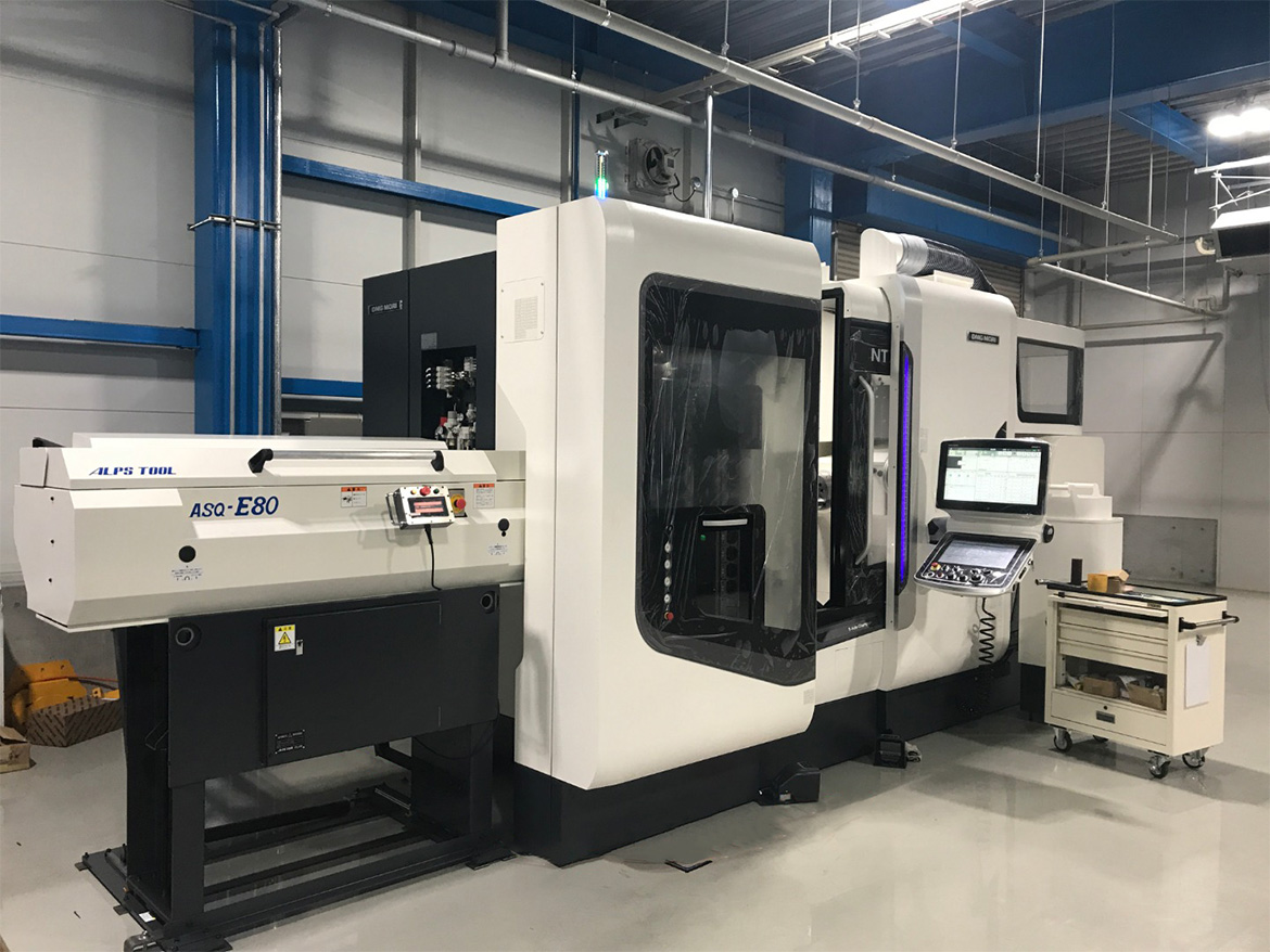 DMG MORI 3点SETパーツ無人自動加工機